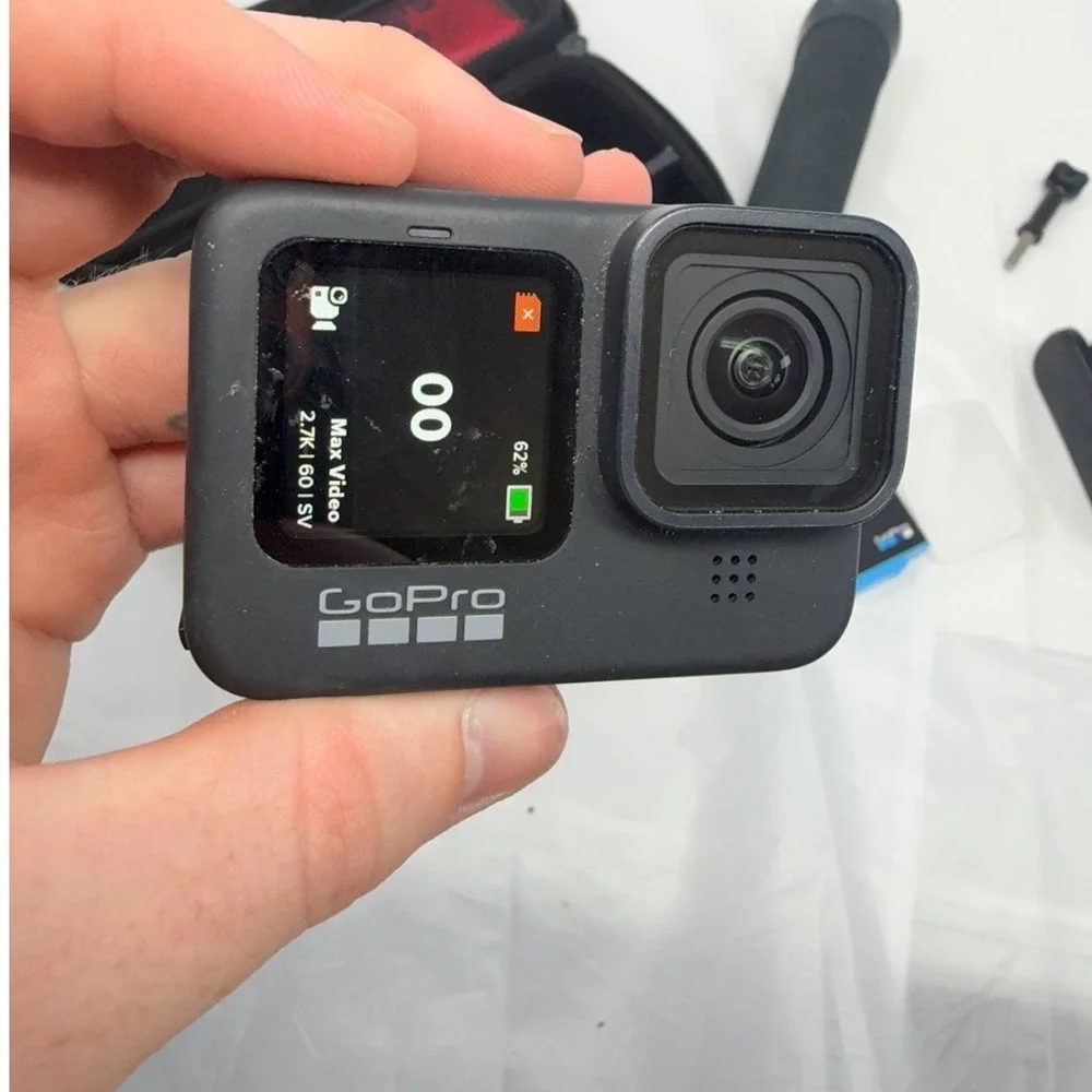 GoPro HERO89 Black 4K Action Camera Bundle with Floating Grip Batteries and Case
